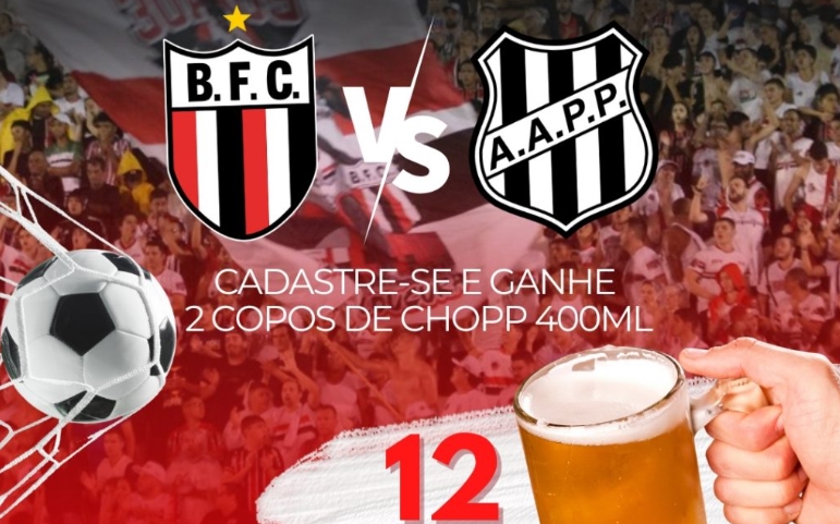 Série B: Botafogo-SP inova e dará chope de graça para levar torcida contra a Ponte Preta