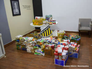 Série B: Novorizontino entrega alimentos arrecadados na campanha ‘Ingresso Solidário‘
