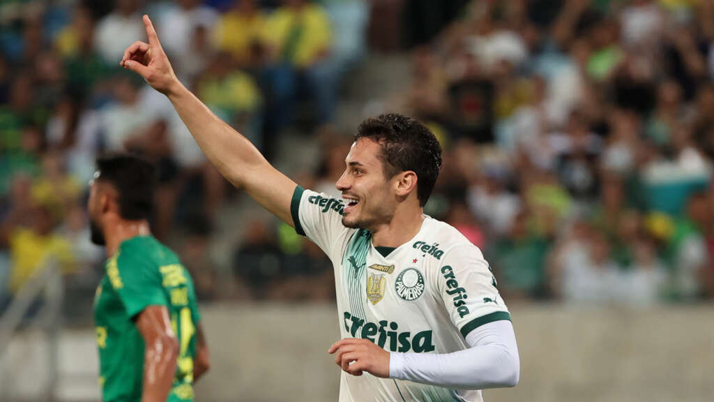 Raphael Veiga marca na vitória do Palmeiras (Foto: Divulgação/Palmeiras)