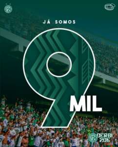 Série B: Guarani divulga 1ª parcial e mais de 9 mil ingressos já foram vendidos para o Dérbi 206