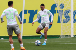 Perto da marca de 200 jogos no Palmeiras, Rony pede atenção com 'cascudo' Atlético-MG