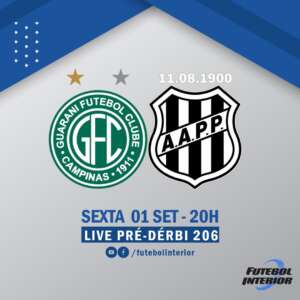 Acompanhe o pré-dérbi nesta sexta-feira na Rádio Futebol Interior