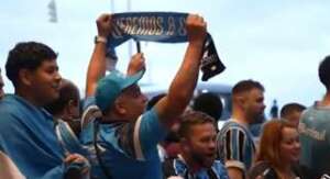 Copa do Brasil: Grêmio é recepcionado com festa no Rio