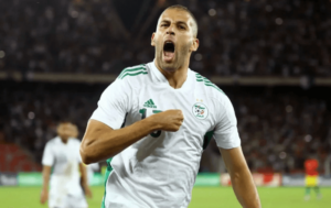 Coritiba divulgou acordo com atacante argelino que disputou a Copa do Mundo no Brasil