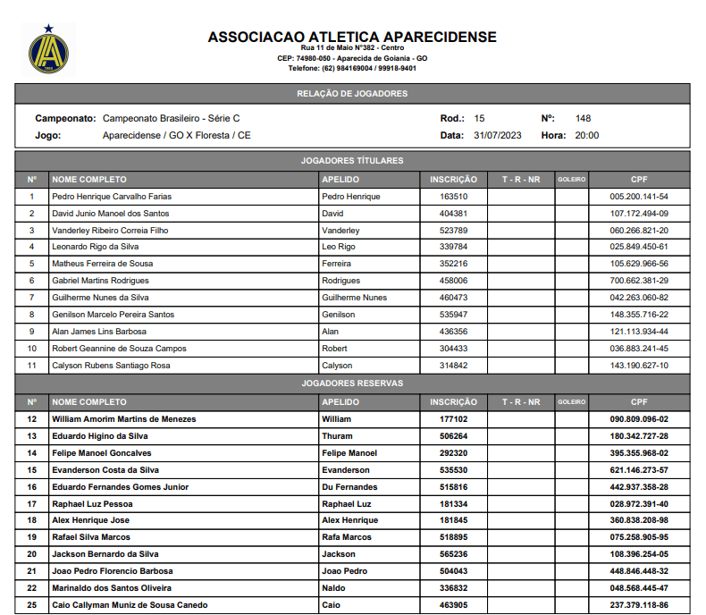 Aparecidense-GO