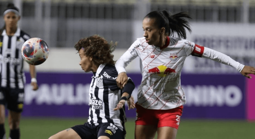 PAULISTÃO FEMININO: Santos corre atrás e empata com o Red Bull Bragantino