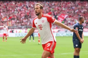 ALEMÃO: Bayern de Munique vence Bochum por 7 a 0 com 3 gols de Kane e retoma liderança