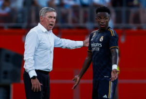 Espanhol: Ancelotti ironiza ausência de Vinícius Júnior entre os melhores do mundo da Fifa