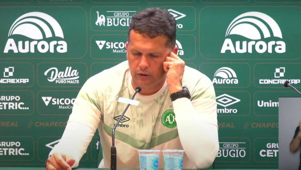 Série B: Claudinei lamenta derrota da Chapecoense para o Guarani: "A gente foi superior" 2 Claudinei Oliveira lamenta derrota para o Guarani (Foto: Reprocução/Chapecoense)