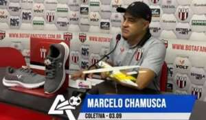 Ameaçado de queda, Chamusca fala do Botafogo em 2024