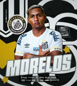 Santos anuncia o colombiano Alfredo Morelos como reforço para o seu ataque
