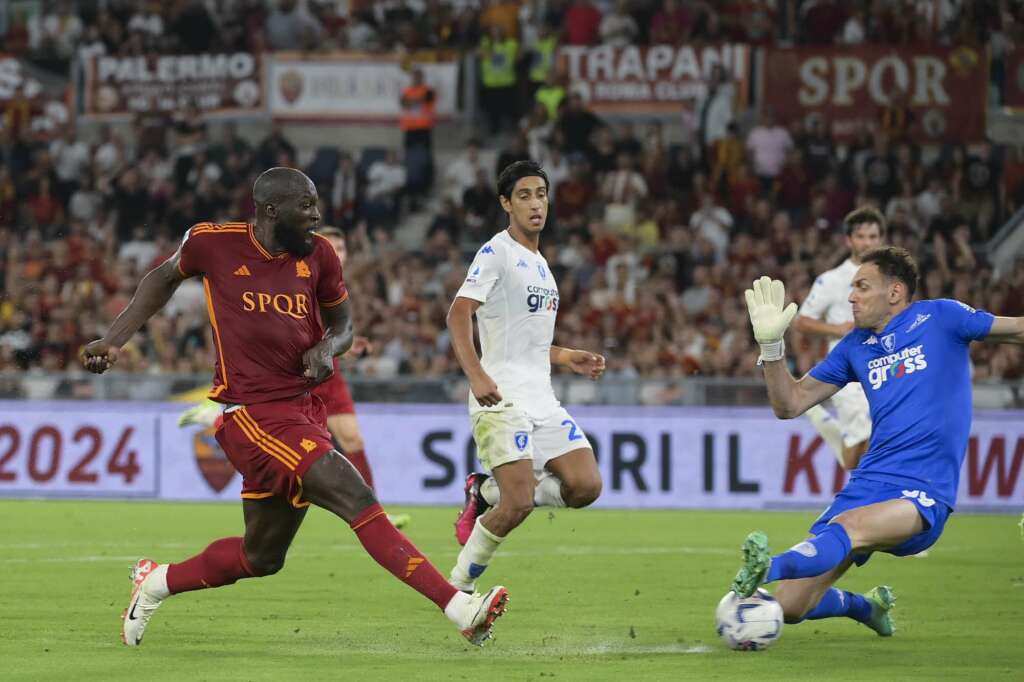 ITALIANO: Roma faz 7 a 0 no Empoli, vence a 1ª, e deixa a zona de rebaixamento