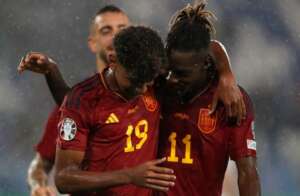 ELIMINATÓRIAS EUROCOPA: Espanha garante vitória no 1º tempo e goleia Geórgia