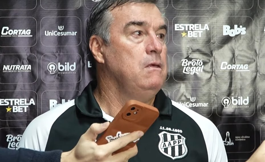 Pintado foca em manter Ponte Preta na Série B: ‘Minha obrigação’. Veja!