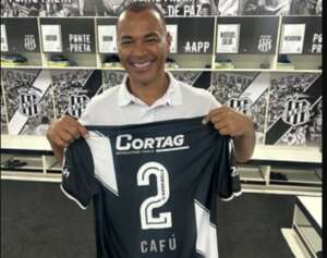 Série B: Capitão do penta, Cafu faz visita ilustre na Ponte Preta e avisa 