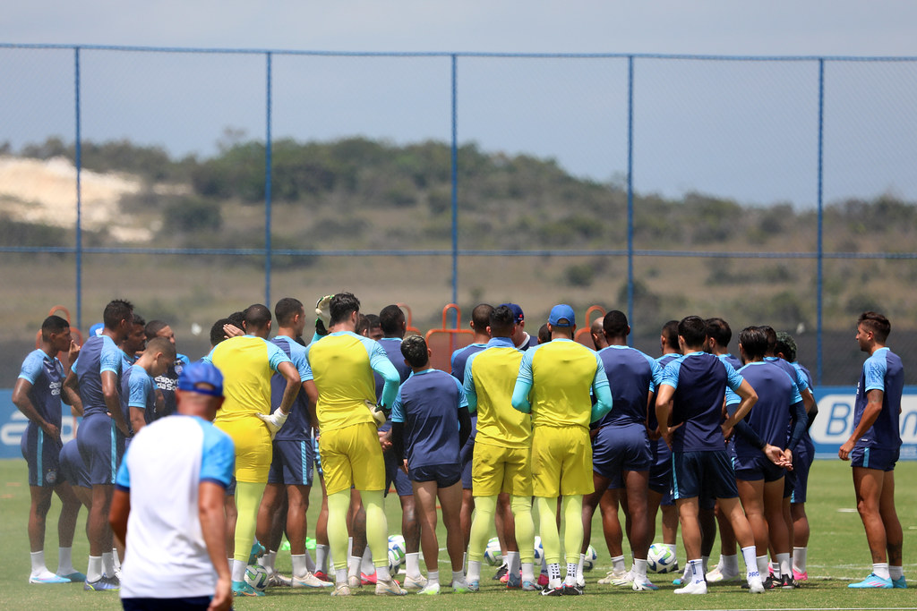 Elenco Bahia treino