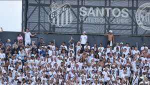 Santos fará treino aberto um dia antes do jogo contra o Vasco