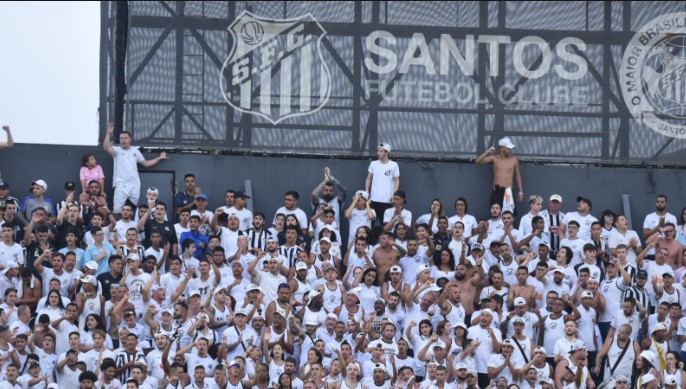 santos torcida treino