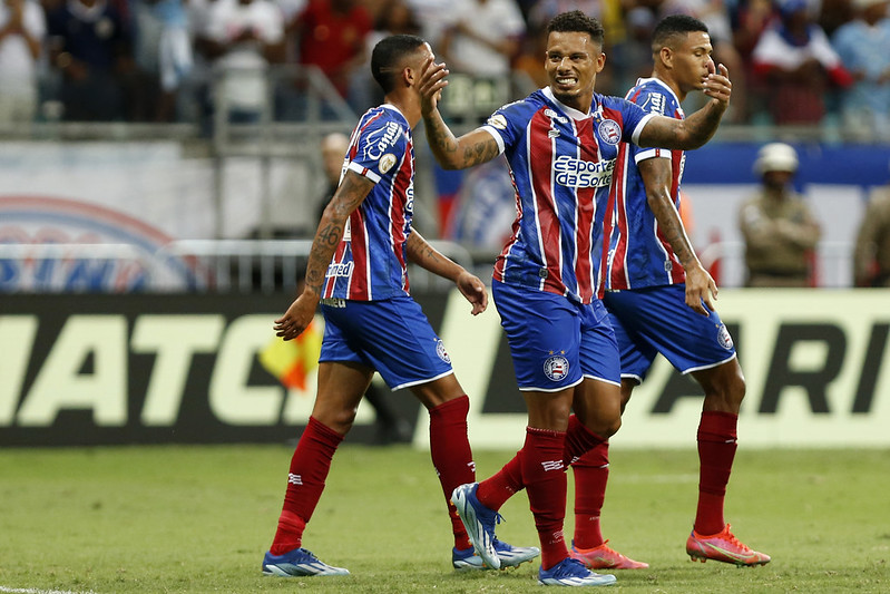 Ratão marcou o segundo gol do Bahia na vitória diante do Fortaleza (Foto: Felipe Oliveira/EC Bahia)