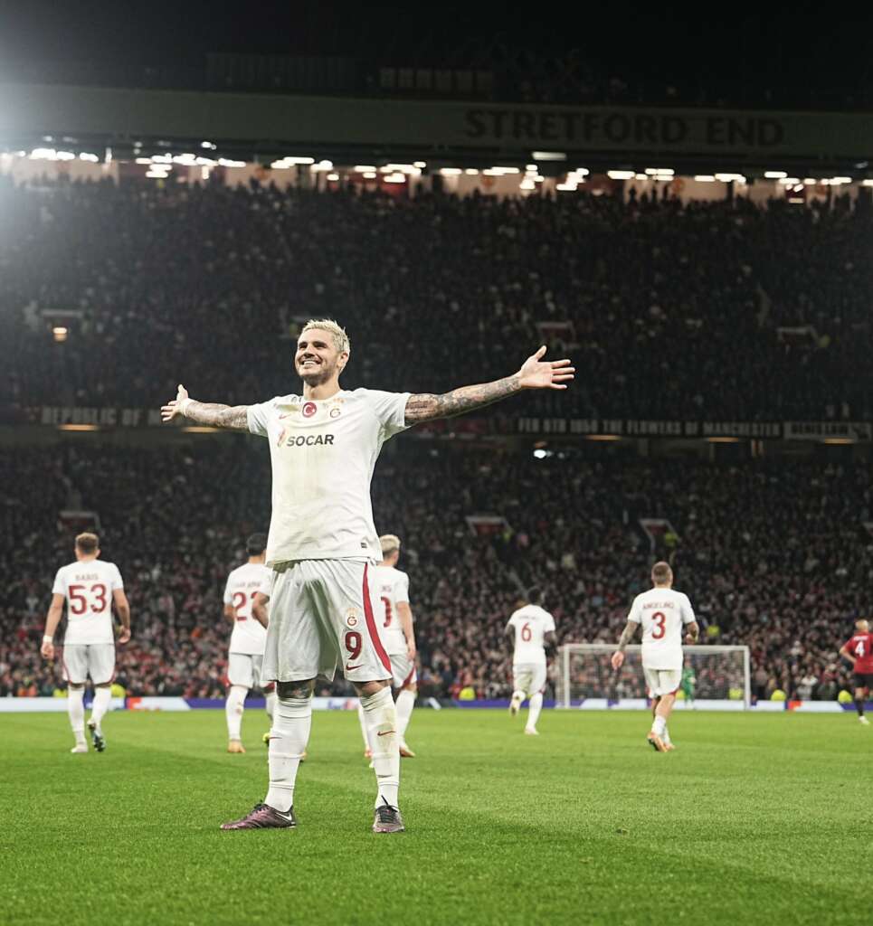 LIGA DOS CAMPEÕES: United leva virada do Galatasaray no retorno de Antony