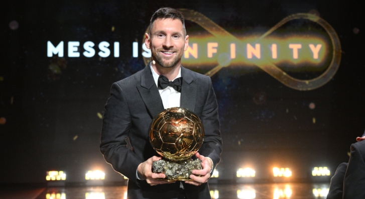 Messi vence pela 8ª vez a Bola de Ouro