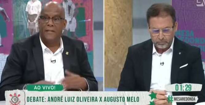 Candidatos do Corinthians trocam ataques em debate na TV