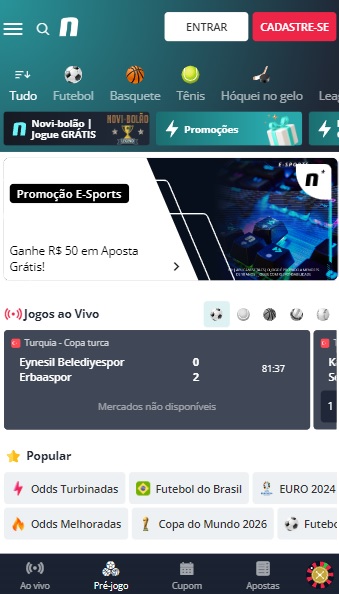 Novibet App: Como Baixar e Usar no Android ou iPhone (iOS)