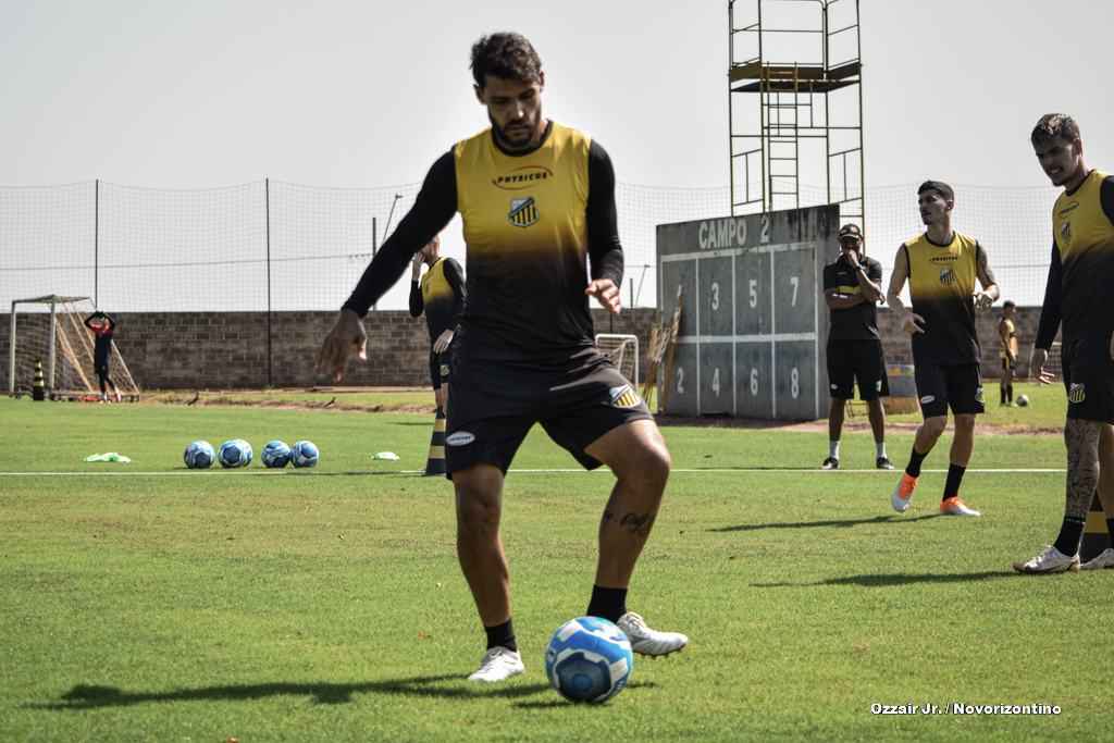 Grêmio Novorizontino voltou aos treinos na manhã desta terça-feira (Foto: Ozzair Jr/Novorizontino)