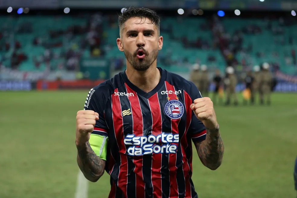 Everaldo marcou 14 gols com a camisa do Bahia nesta temporada (Foto: Felipe Oliveira / EC Bahia)