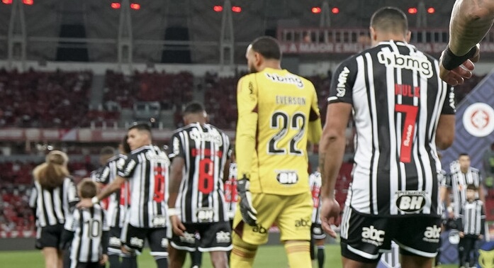 Atlético-MG Jogadores entrada campo