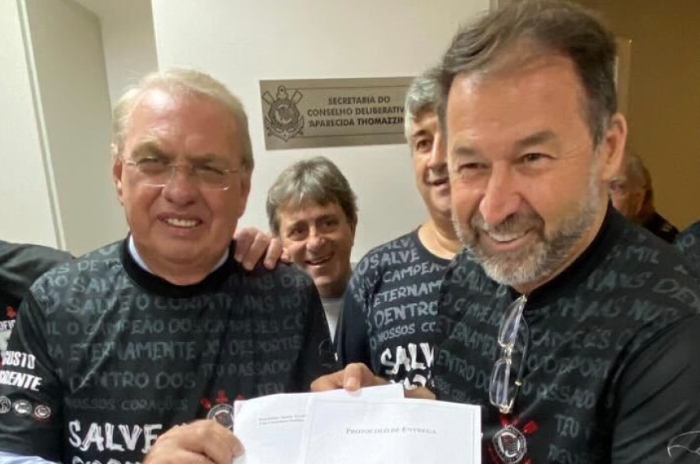 Oposição, Augusto Melo registra candidatura no Corinthians e terá como vice negacionista da ditadura