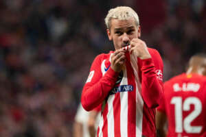 Antoine Griezmann completa 505 aparições na La Liga no próximo domingo