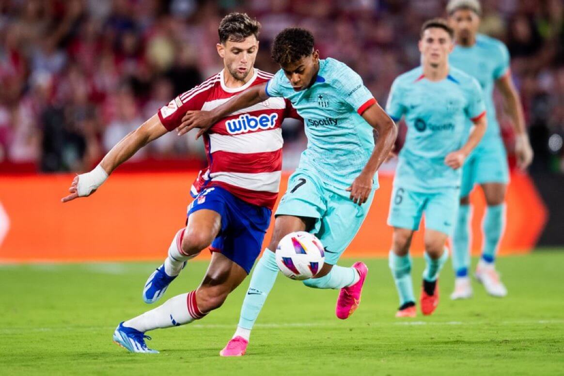 ESPANHOL: Yamal se torna o mais jovem a marcar gol, mas Barcelona só empata com o Granada