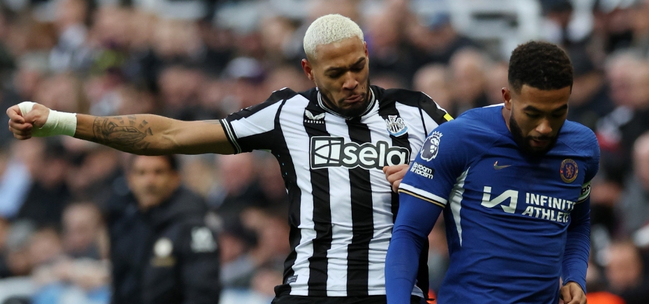 INGLÊS: Joelinton marca, Newcastle vence Chelsea e sobe para 6º na tabela