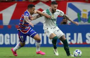 Fortaleza 2 x 2 Palmeiras - Verdão segura empate com um a menos, mas vê Fla colar