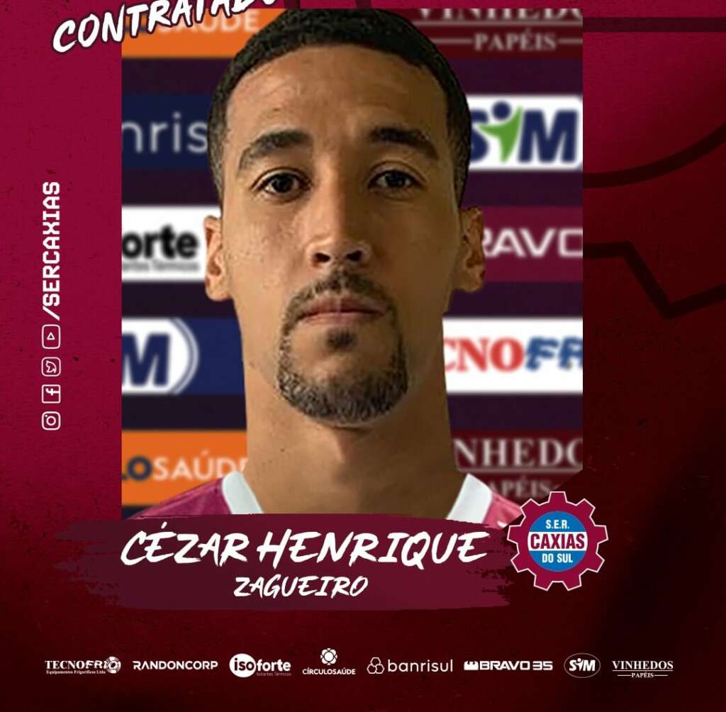 Gaúcho: Caxias contrata jovem zagueiro formado no Ituano