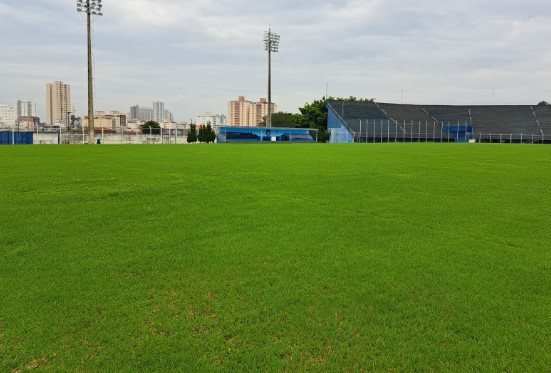 Paulista A3: São Caetano segue revitalização no gramado do Estádio Anacleto Campanella