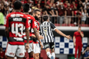 Nonato celebra 1º gol e espera continuar ajudando o Santos: 'Aos poucos mostrando meu futebol'
