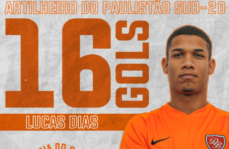 Paulista Sub-20: Atacante do Desportivo Brasil é o artilheiro da competição