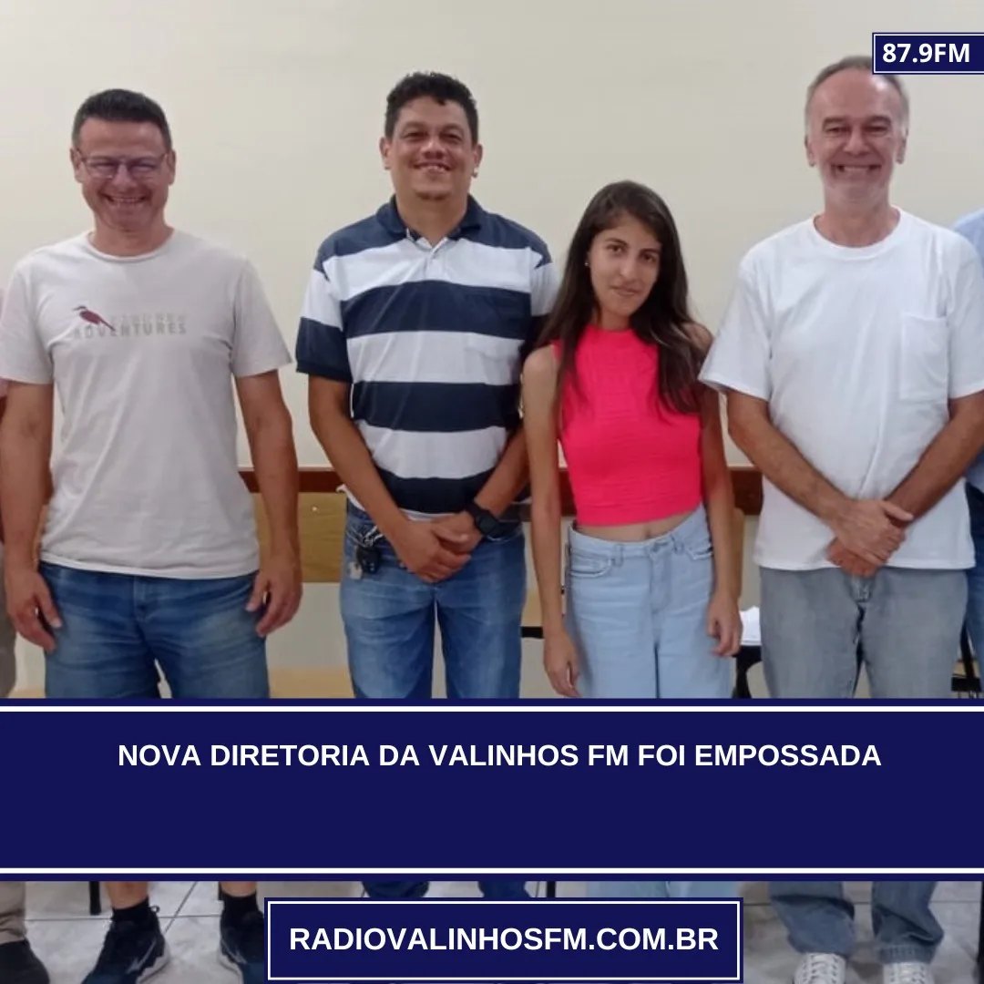 Rádio Valinhos FM deu posse à nova diretoria que estará no comando de 2023 a 2026
