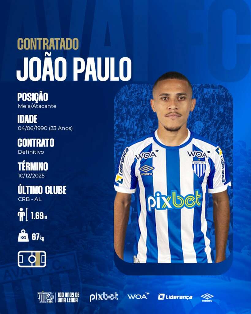 Catarinense: Avaí confirma expectativa e assim com meia ex-CRB até 2025