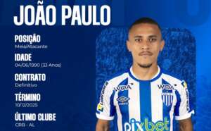 Catarinense: Avaí confirma expectativa e assim com meia ex-CRB até 2025