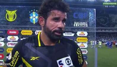 No Botafogo, Diego Costa dispara: 
