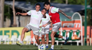 Luan treina e Palmeiras volta ao esquema com três zagueiros contra o Fluminense