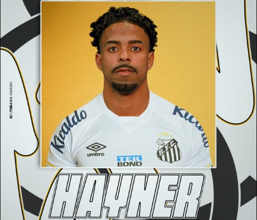 Hayner é o novo reforço do Santos
