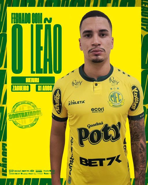 Mirassol oficializa chegada de jovem zagueiro emprestado pelo Palmeiras para o Paulistão