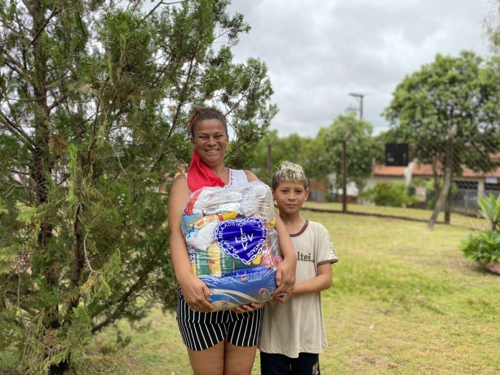 LBV inicia entrega de cestas de alimentos