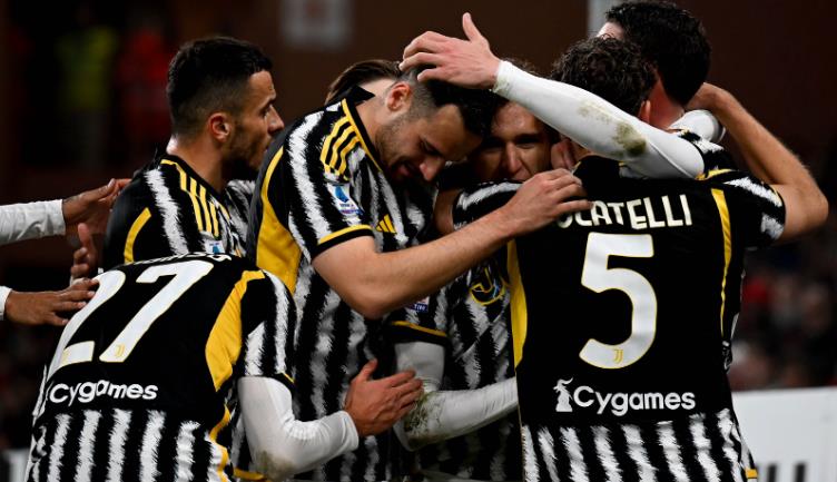 ITALIANO: Juventus chega a 11 jogos sem perder, mas empata com o Genoa e fica em 2º