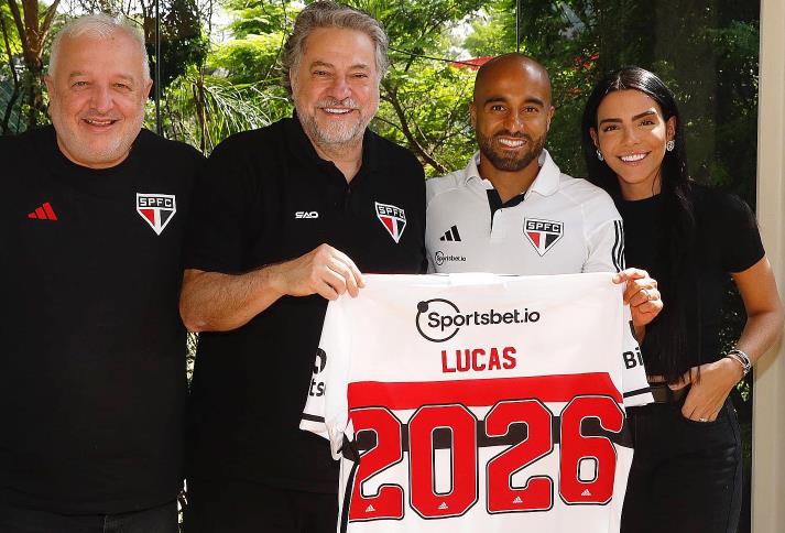 São Paulo anuncia renovação do ídolo Lucas Moura até dezembro de 2026