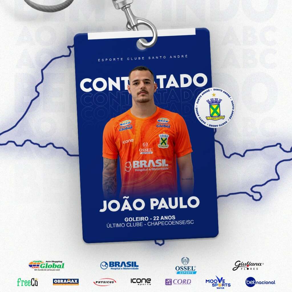 Paulistão: Santo André anuncia goleiro ex-Chapecoense para 2024